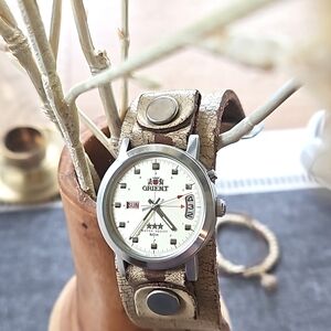Vintage Billykirk Aviator Watch with Leather Band